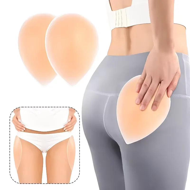 Silicone Hip Dip Filler Pads – Reusable Adhesive Butt Enhancer Hip Enhancer Shapewear Babs