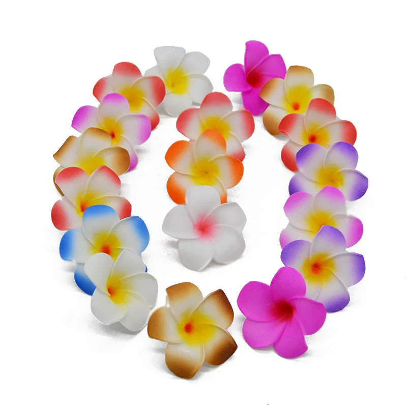 20Pcs Plumeria Frangipani Foam Artificial Flowers – Wedding Decor Artificial Foam Flowers Babs