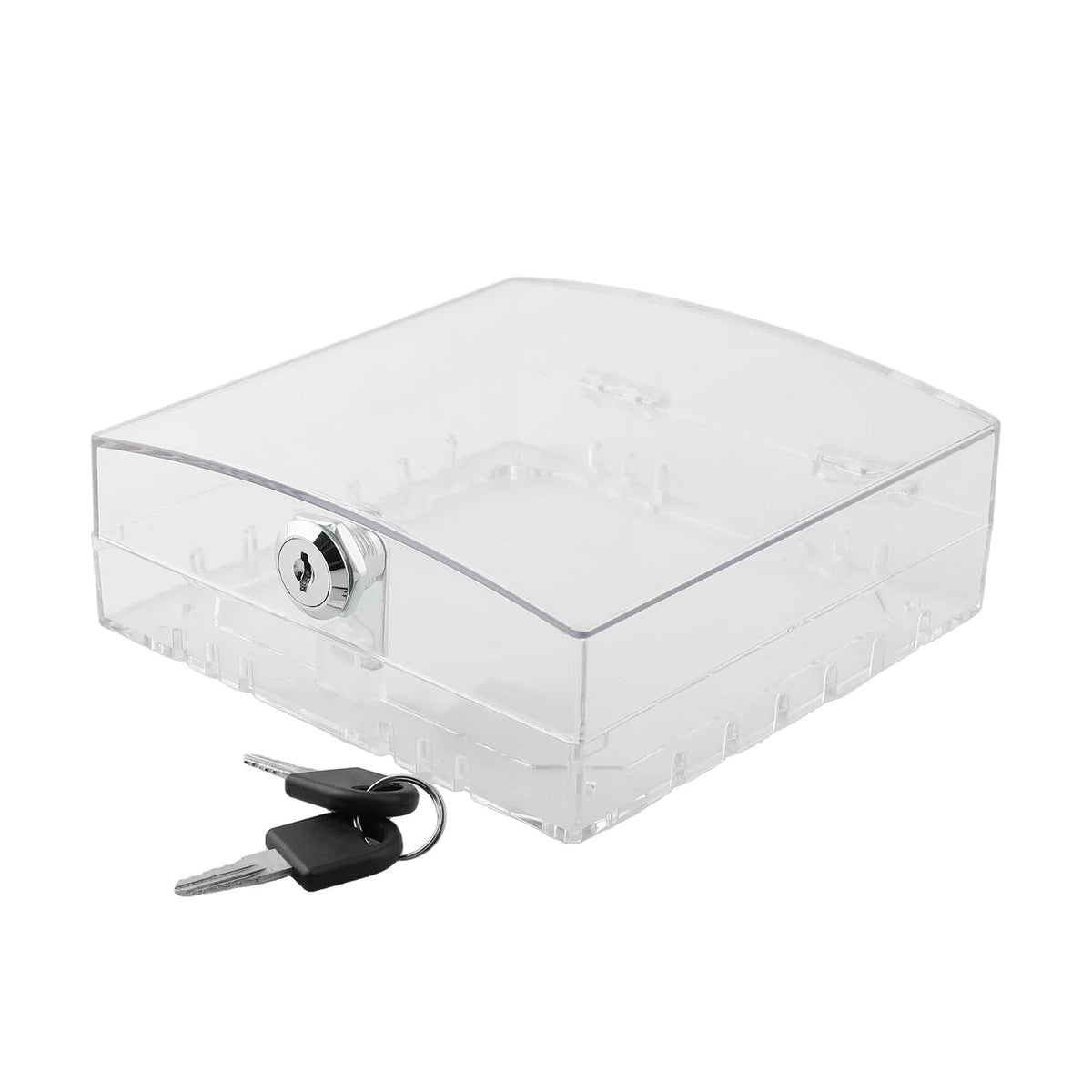 Lockable Clear Thermostat Cover Guard Box – Home & Office Thermostat Lock Box Babs