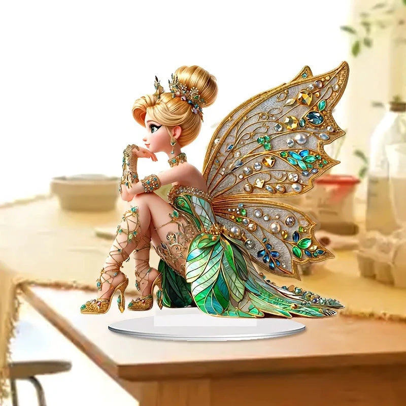 Acrylic Fairy Elf Princess DIY Figurine – Home Décor Ornament DIY Figurine Ornament Babs