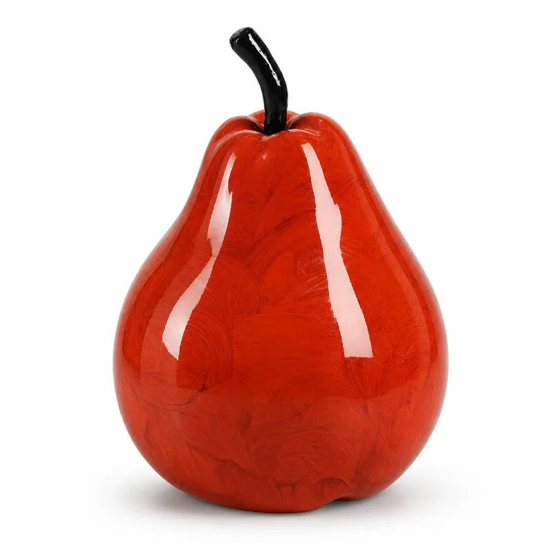 Ceramic Pear Ornament – Luxury Miniature Sculpture Home Decor Ceramic Sculpture Ornament Babs