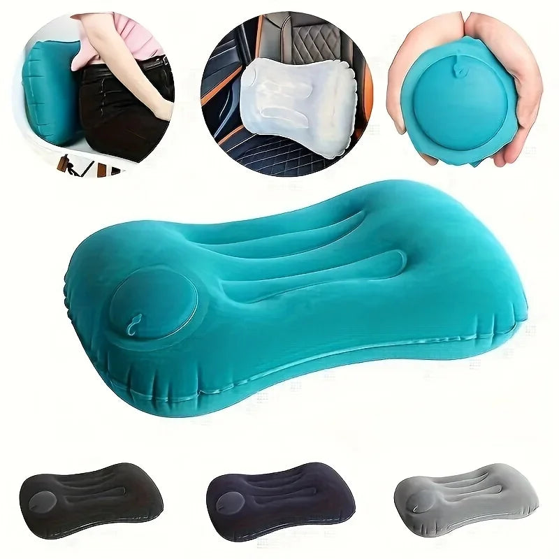 Inflatable Travel Neck & Waist Pillow – Portable & Foldable Inflatable Travel Pillow Babs