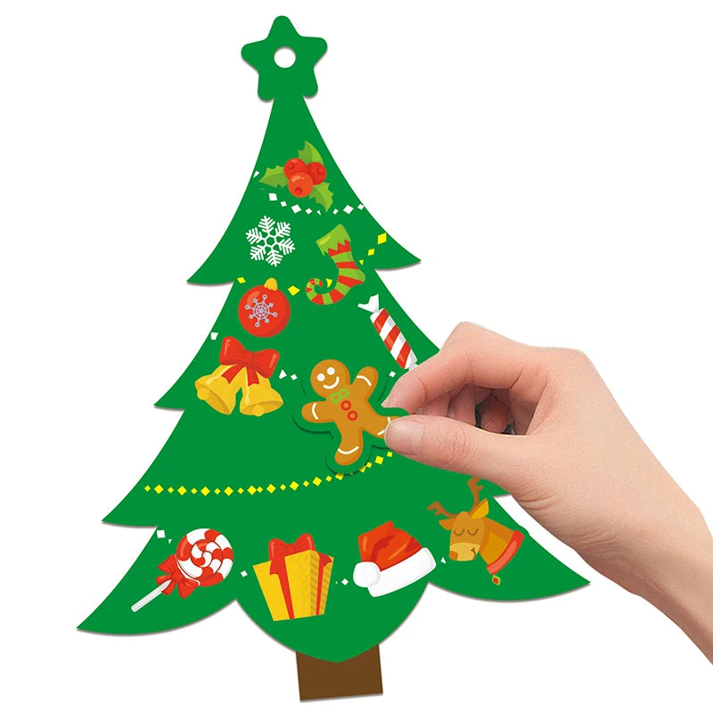 24-Set Christmas Tree DIY Craft Kit – Cards & Stickers Kids Craft Kit Babs