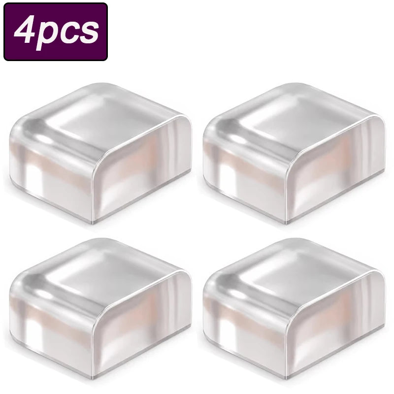 Transparent Self-Adhesive Door Stopper – No-Drill, 1–4 Pack Door Stopper Babs A-4pcs