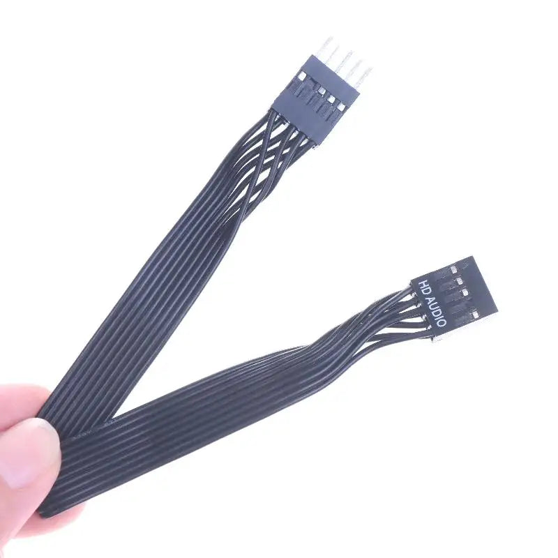 9-Pin USB 2.0 Extension Cable – 20cm/30cm PC Motherboard USB Header Cable Babs