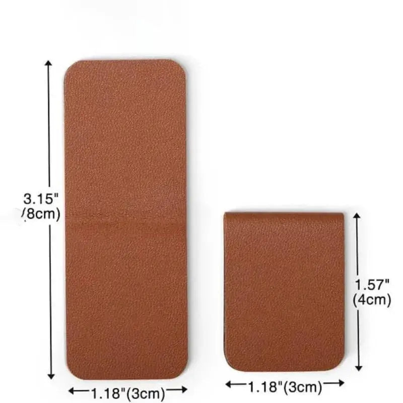 Leather Magnetic Bookmark – DIY Reading Tracker Rectangle Leather Magnetic Bookmark Babs