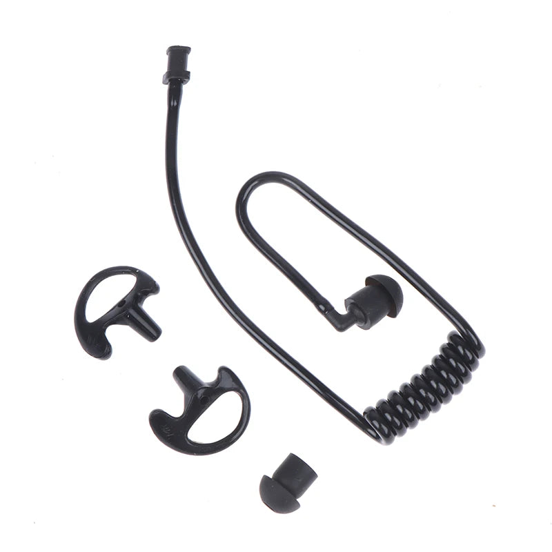 Walkie Talkie Acoustic Tube Earpiece Replacement – Coil & Earmold Radio Earpiece Kit Babs