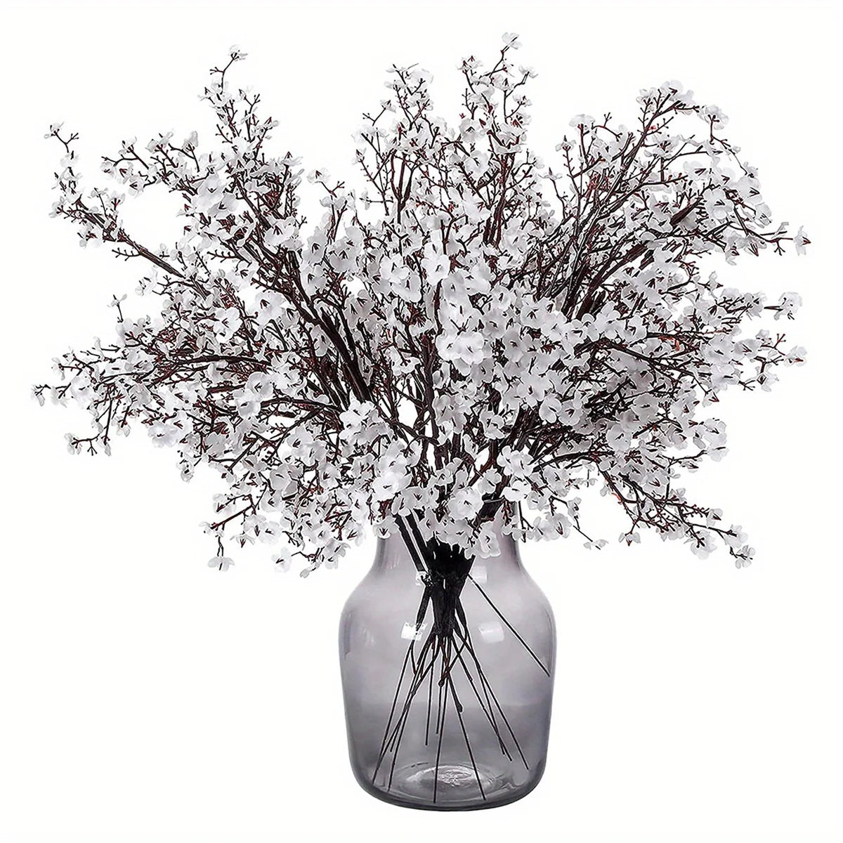 TTCY 3/6Pcs Artificial Silk Flowers for Wedding & Home Decor Artificial Flower Bouquet Babs