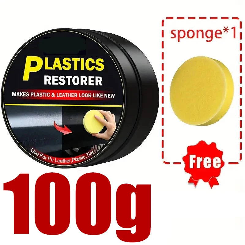 Car Plastic Restorer & Leather Renovator – Back to Black Gloss Auto Plastic Restorer Babs 100g