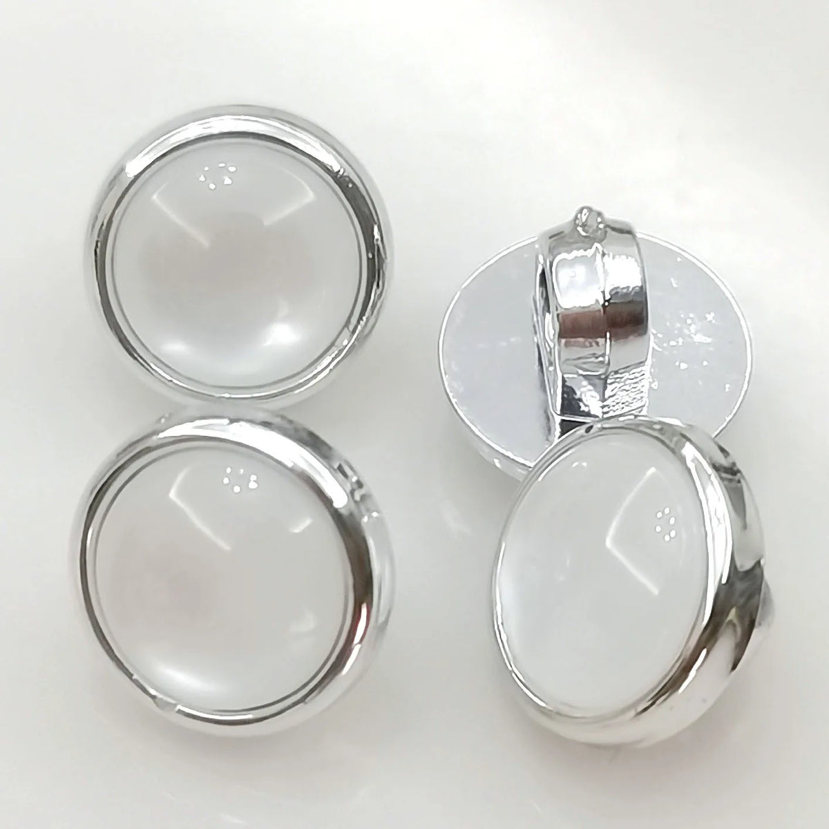 30 Ivory Pearl Resin Shank Buttons for Sewing & DIY Resin Sewing Buttons Babs