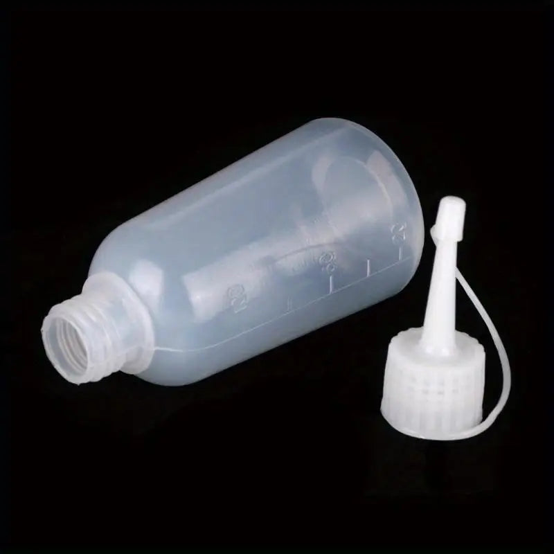 3-Pack 100ml Clear Squeeze Bottles with Tip Cap – Refillable Craft Squeeze Bottle Babs