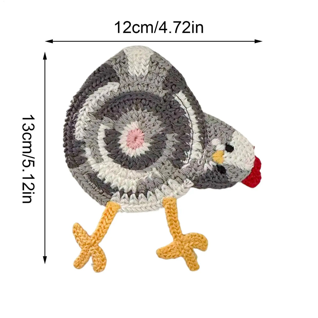 Chicken Coasters – Heat Resistant Absorbent Crochet Drink Coaster Drink Coasters Babs