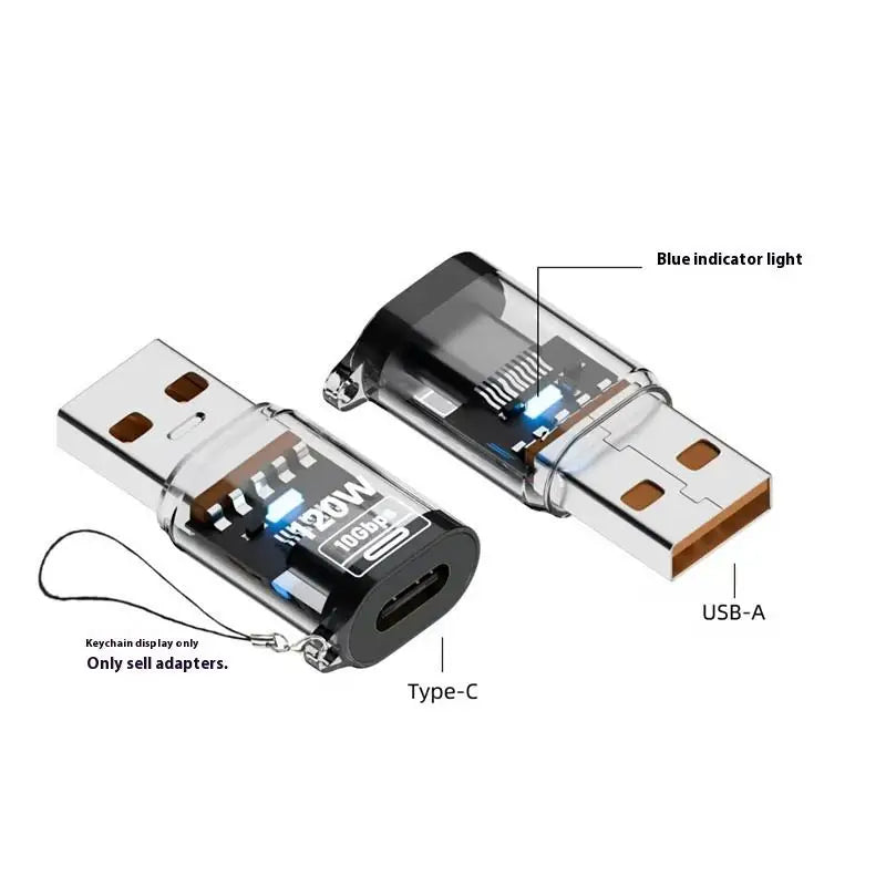 USB 3.2 to USB-C OTG Adapter – 120W & 10Gbps Fast Transfer USB-C OTG Adapter Babs H