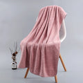 Bamboo Charcoal Fiber Bath Towel – Soft, Absorbent & Lint-Free Bath Towel Babs Pink 35x75cm