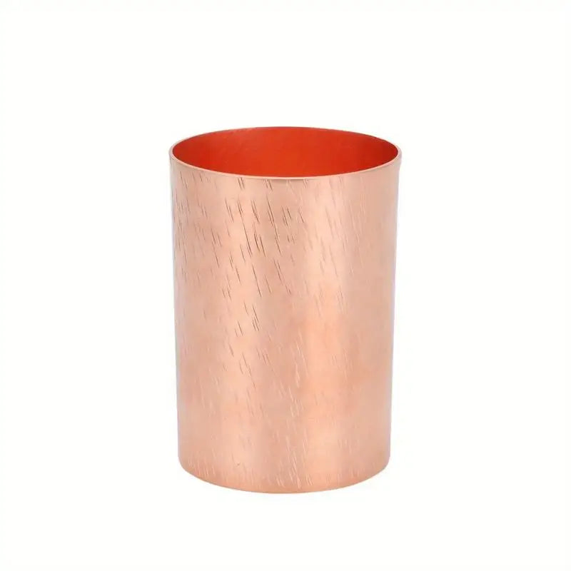 Handmade Copper Mug 260ml – Diagonal Cut Pattern Cup Copper Drinkware Mug Babs 260ml 1pc