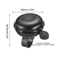 100dB Loud Bicycle Bell – Alloy Cycling Ring Horn, Universal Fit Bicycle Bell Babs Black