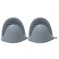 2PCS Silicone Oven Mitts – Heat Resistant Pot Holders & Hot Pads Oven Mitts & Pot Holders Babs Light gray