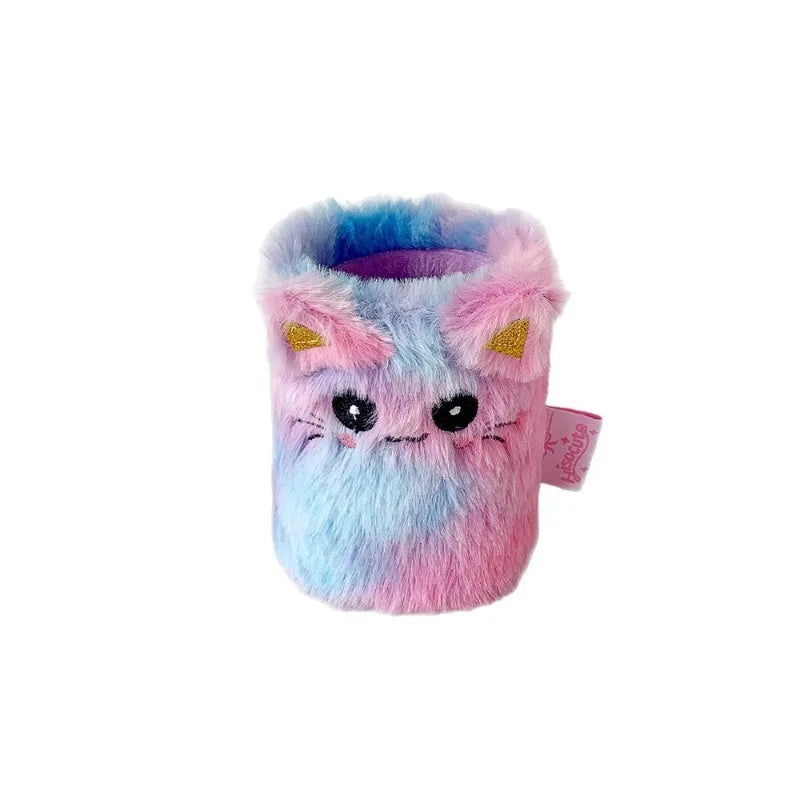 Cute Cartoon Plush Pen Holder – Desktop Stationery Organizer Plush Pen Holder Babs