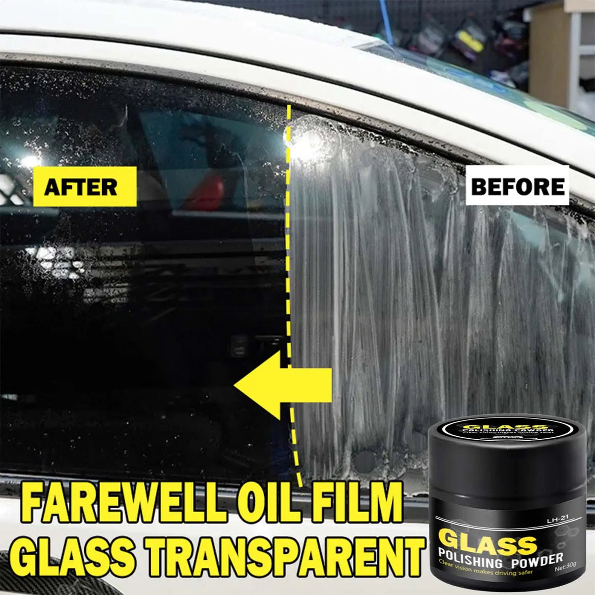 Cerium Oxide Glass Polishing Kit – Car Window & Mirror Restorer Glass Polishing Compound Babs