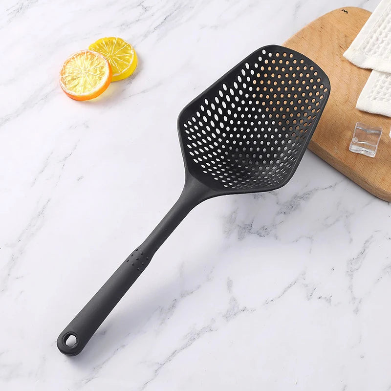 Long Handle Strainer Spoon for Pasta, Dumplings & More Kitchen Strainer Spoon Babs