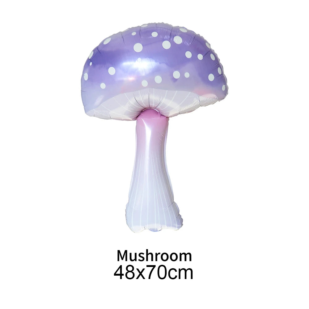Fairy Mushroom Butterfly Rabbit Foil Balloon Set – Party Decor
