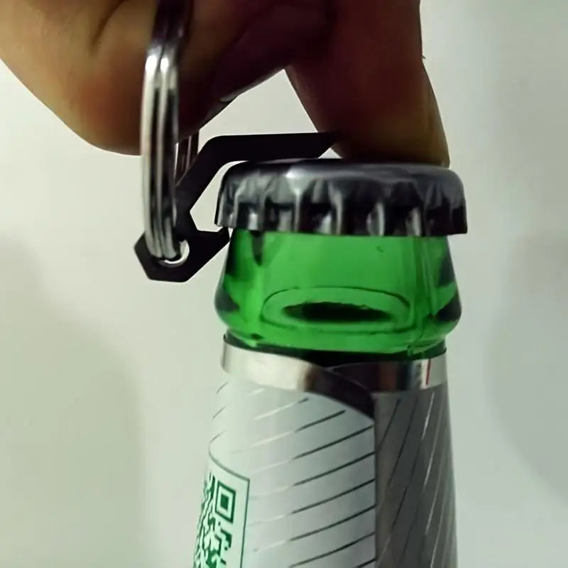 2-Pack Titanium Alloy Folding Bottle Opener & Corkscrew Folding Bottle Opener Babs