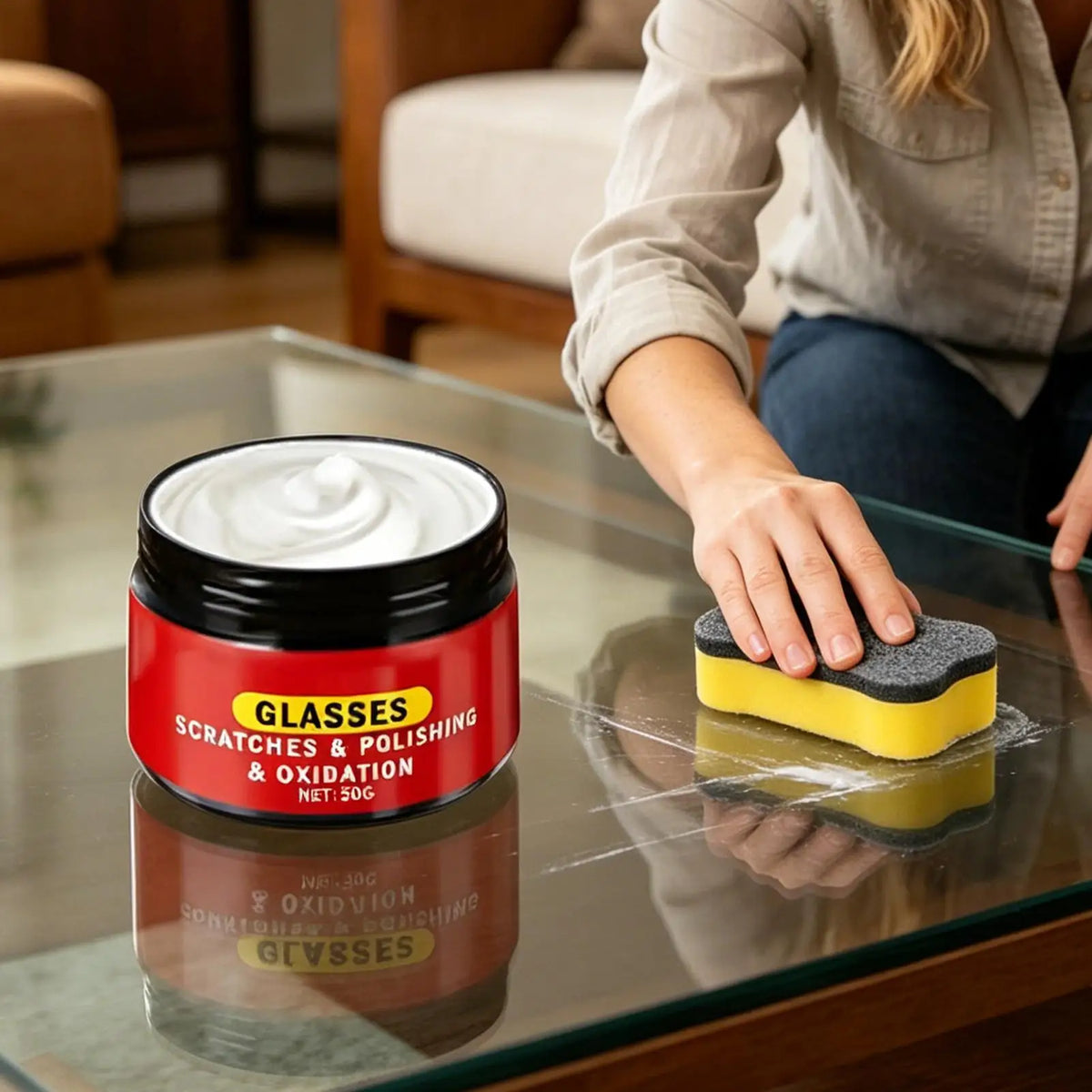 Glass Scratch Repair Wax – Windshield & Lens Polish Glass Scratch Repair Wax Babs