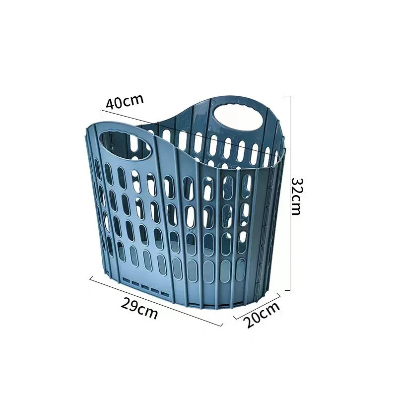 Foldable Wall-Mounted Laundry Basket – Space-Saving Organizer Laundry Basket Babs 1Pc-L 3