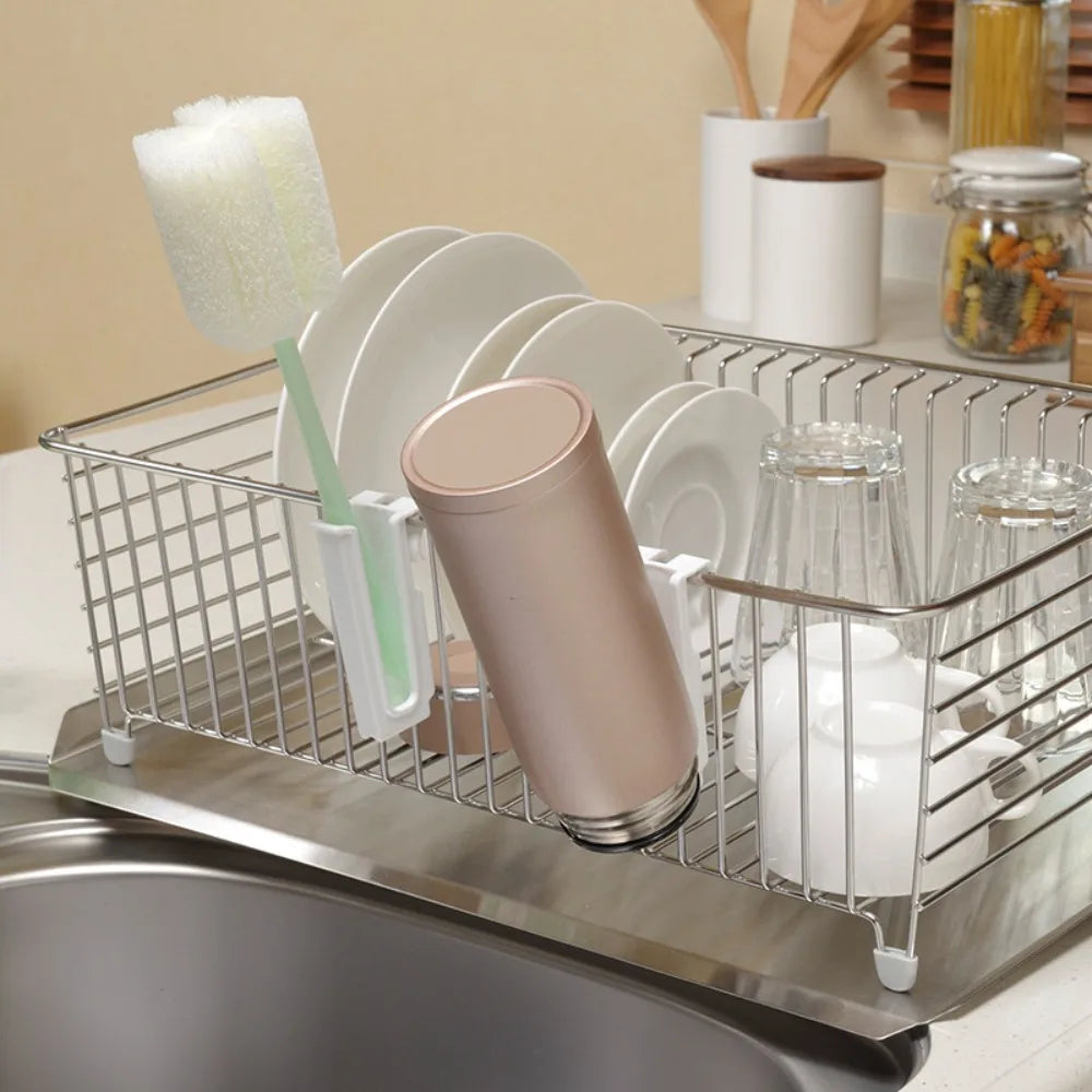 6-Piece Wall-Mounted Cup Drainer & Chopstick Holder Set Cup Drainer Holder Babs