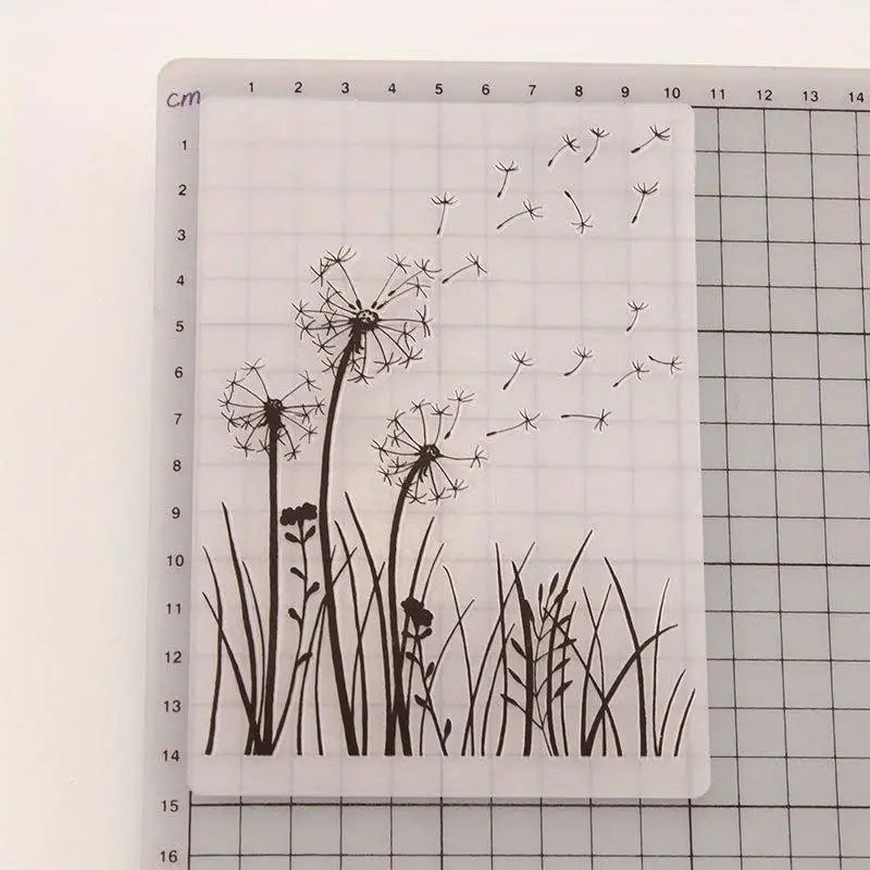 3D Dandelion Embossed Folder for DIY Scrapbooking & Cards Embossing Folder Babs