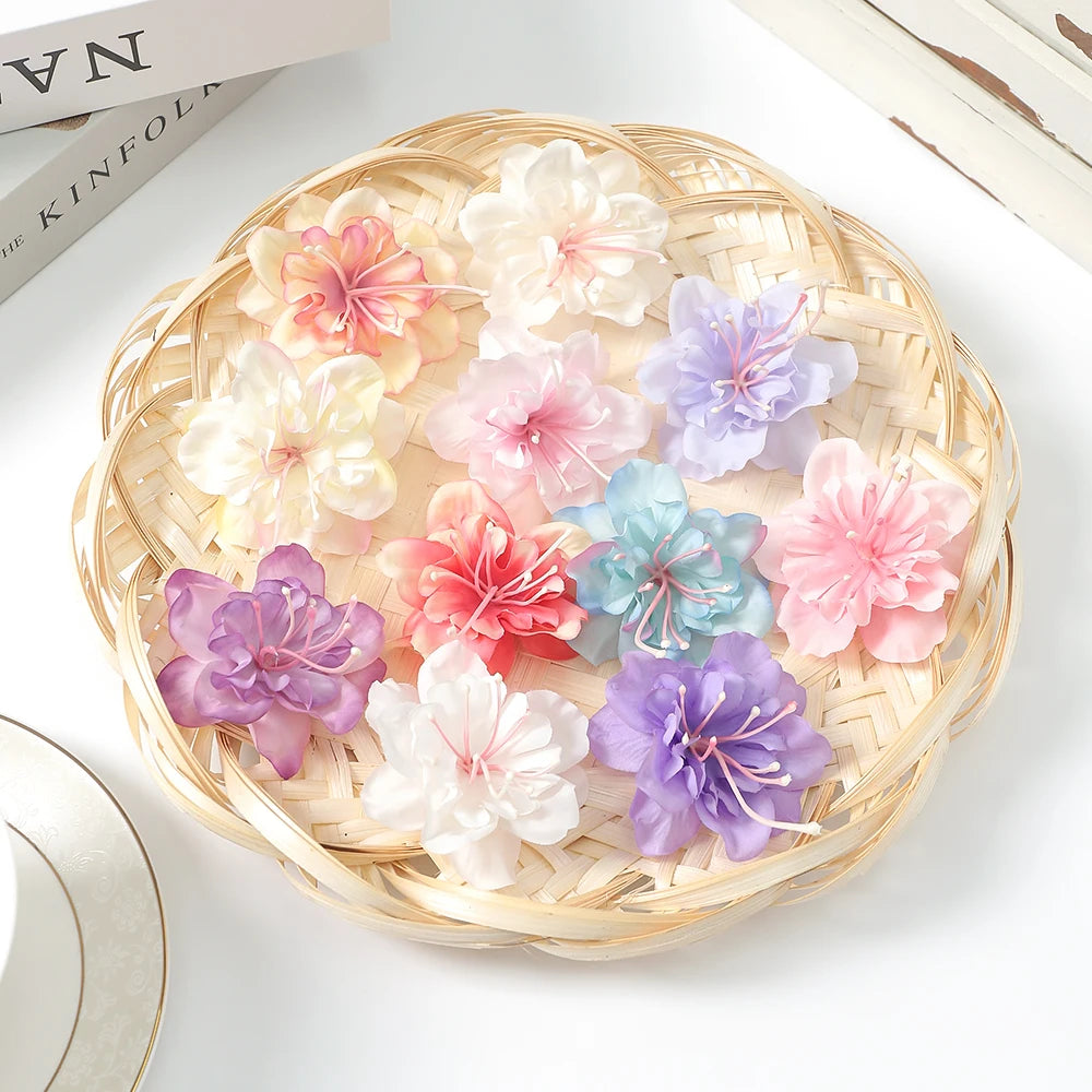 Silk Rose Artificial Flower Heads for Wedding & Home Decor Artificial Silk Flowers Babs