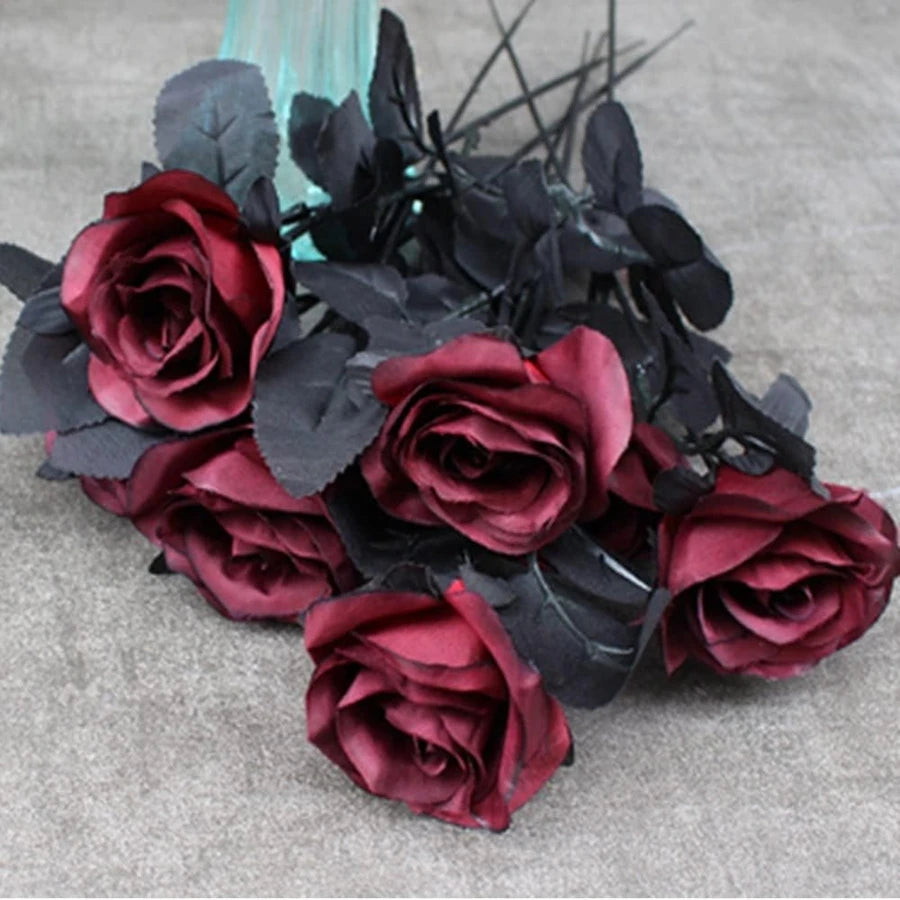 Silk Rose Artificial Flower Bouquet – Wedding & Home Decor Artificial Silk Flowers Babs