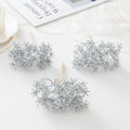 Artificial Bonsai Silk Flowers – Home, Wedding & DIY Decor Artificial Flower Decor Babs Silver 4 pcs