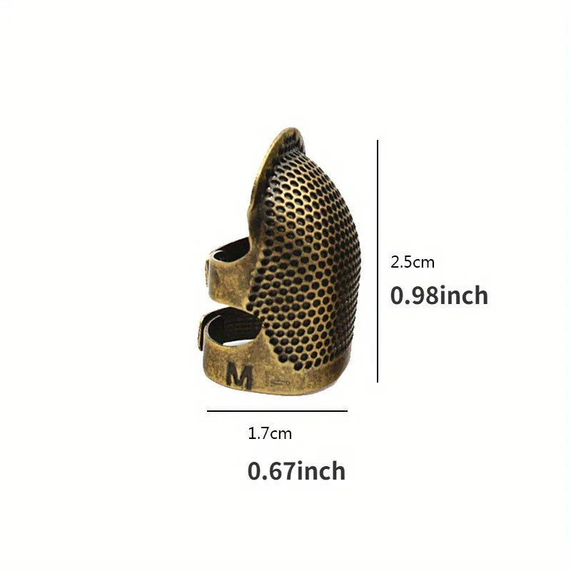 Brass Sewing Thimble for Embroidery & Cross-Stitch Sewing Thimble Babs M-1PCS