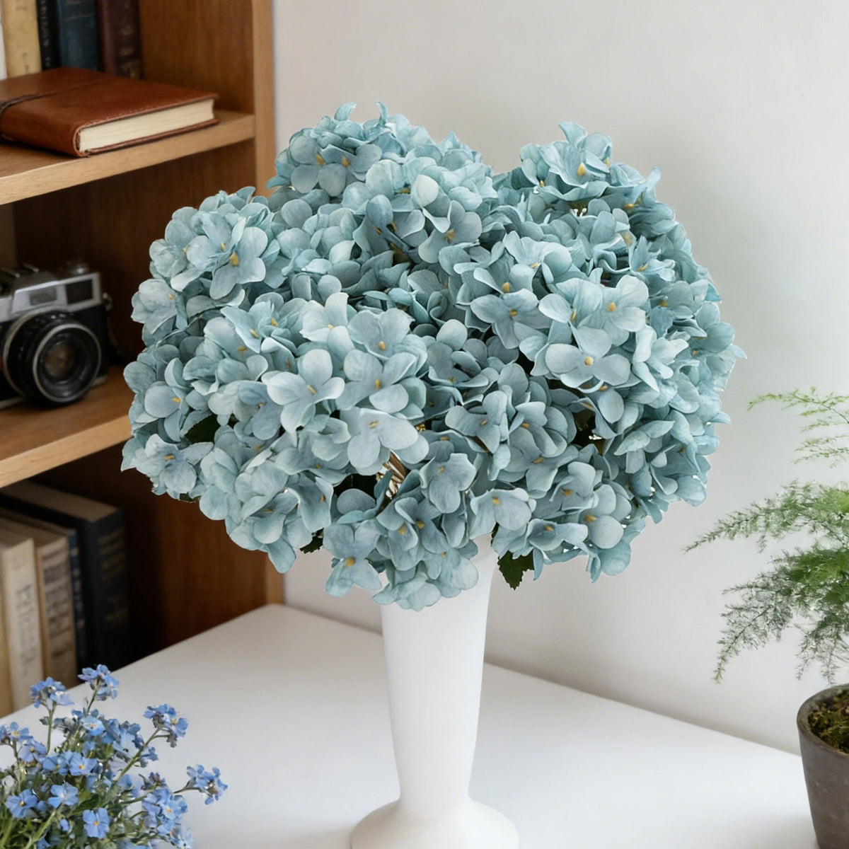 Silk Hydrangea Artificial Flowers for Home & Wedding Decor Artificial Flowers Babs