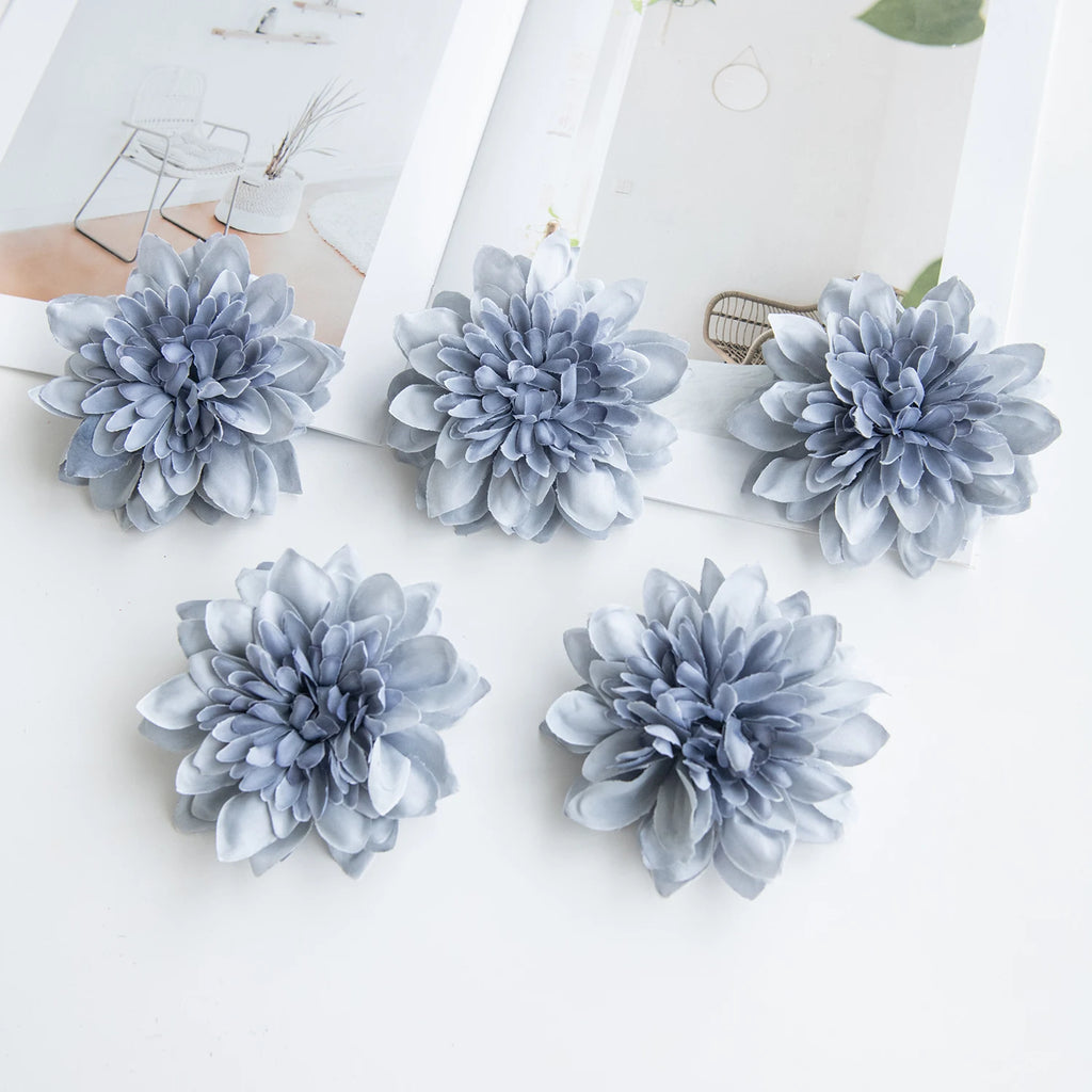 Silk Rose Flower Heads 5/10 Pcs – Wedding & Home DIY Decor Artificial Flower Heads Babs COLOR 3 20 pieces