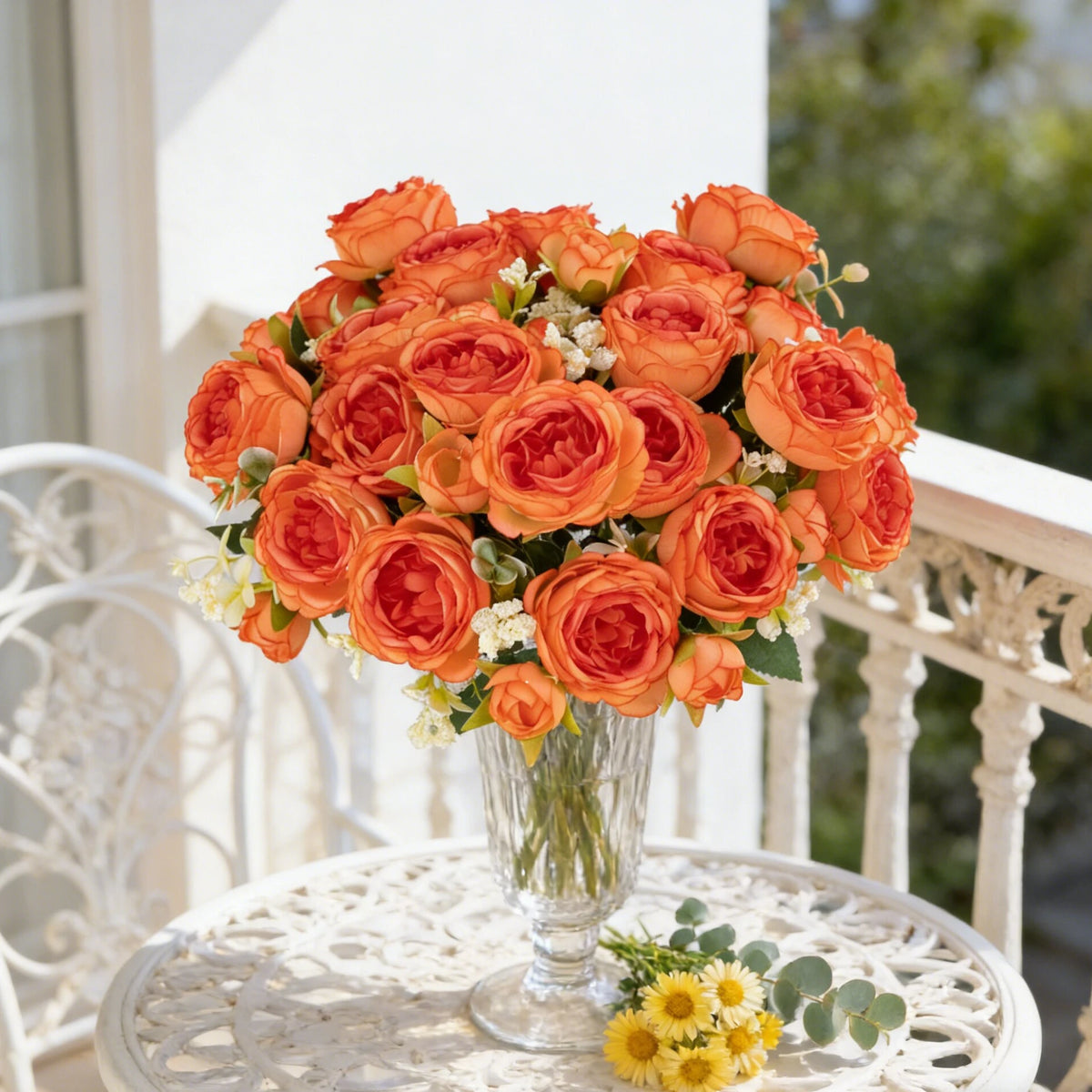 Silk Peony Artificial Flower Bouquet for Home & Wedding Décor Artificial Flower Bouquet Babs