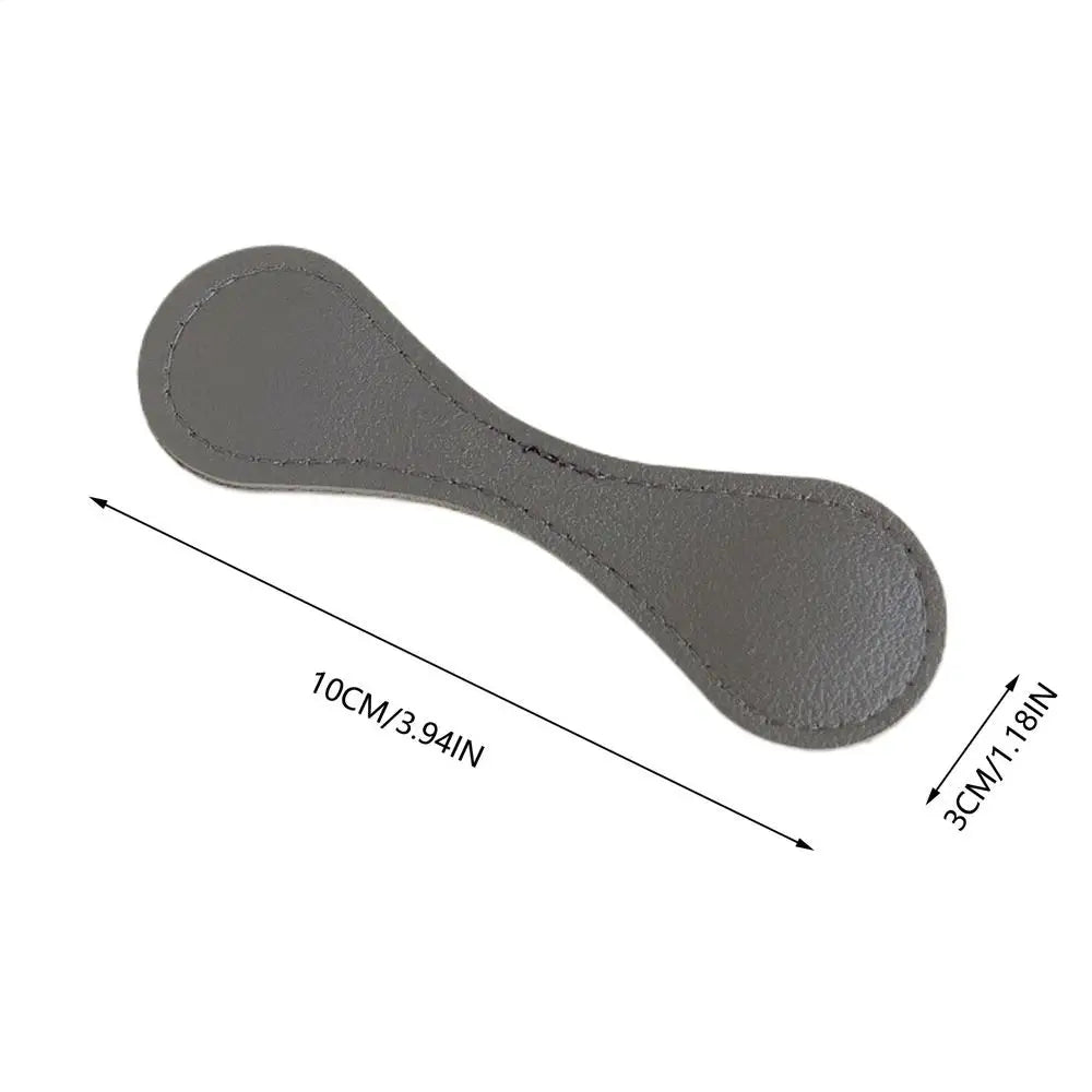 Magnetic Sleeve & Cuff Clips – No-Sew PU Leather, Set of 2 Magnetic Cuff Clips Babs Gray 2pcs
