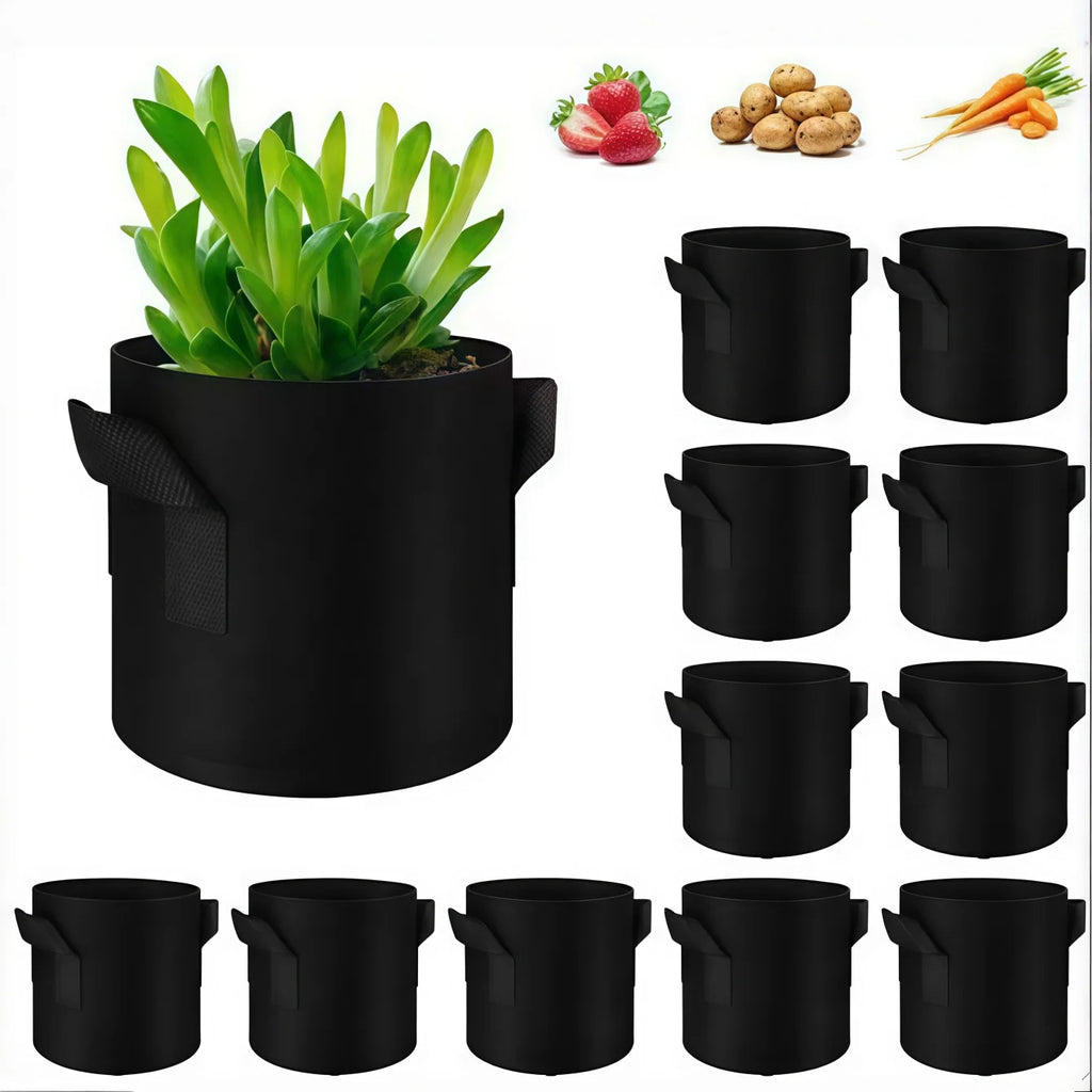2-Pack Box-Style Tomato Planting Bags | Non-Woven Fabric Planters Fabric Grow Bags Babs