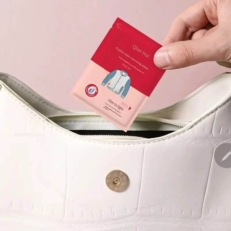 Portable No-Wash Stain Removal Wipes for Clothes & Shoes Stain Removal Wipes Babs