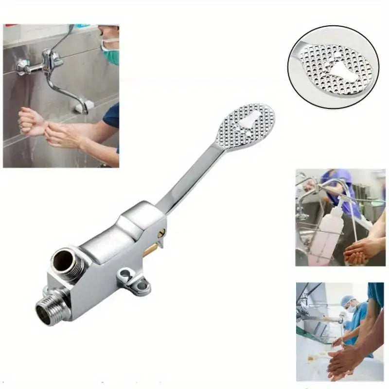 Foot Pedal Control Tap Valve – Hands-Free Basin Faucet Foot Pedal Faucet Babs