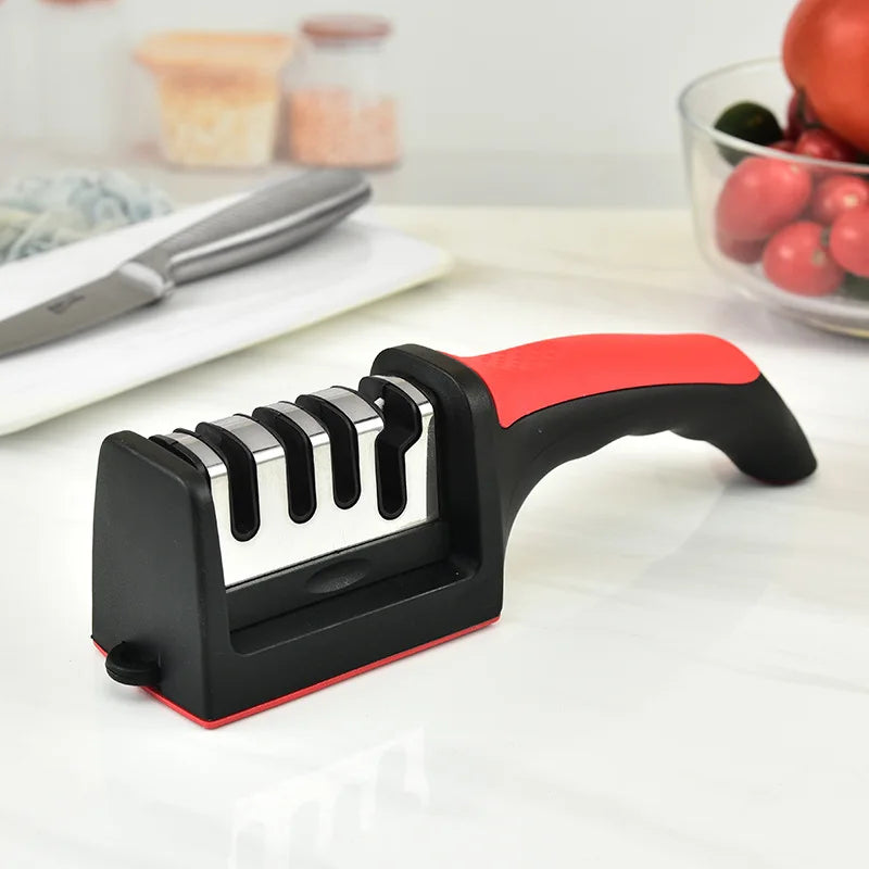 Kitchen Knife Sharpener – Fast, Easy & Multi-Blade Compatible Knife Sharpener Babs