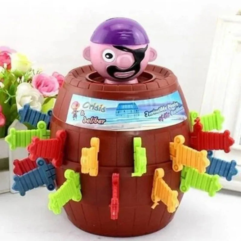 Pirate Barrel Pop-Up Sword Game Toy – Fun Gift for Kids Barrel Pop-Up Game Babs OneSize 1PC