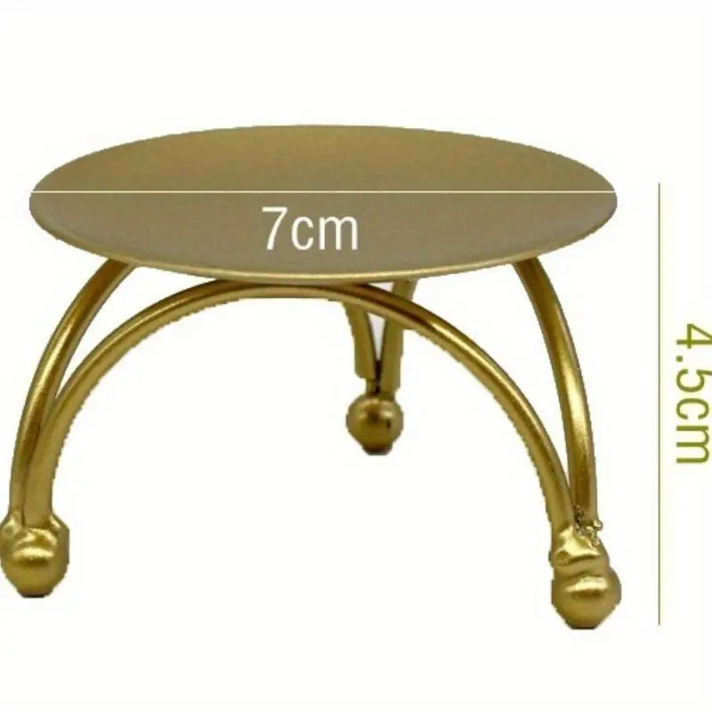 Geometric Circle Iron Candlestick Holder | Modern Metal Decor Candle Holder Babs