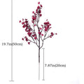 Artificial Silk Flower Bouquet – Wedding & Holiday Decor (2/4 PCS) Artificial Flower Bouquet Babs GRAY 4 Pieces