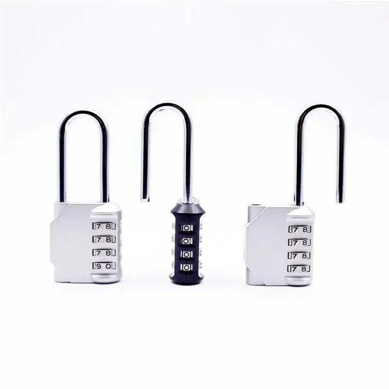4-Digit Combination Padlock – Waterproof Long Shackle Lock Combination Padlock Babs