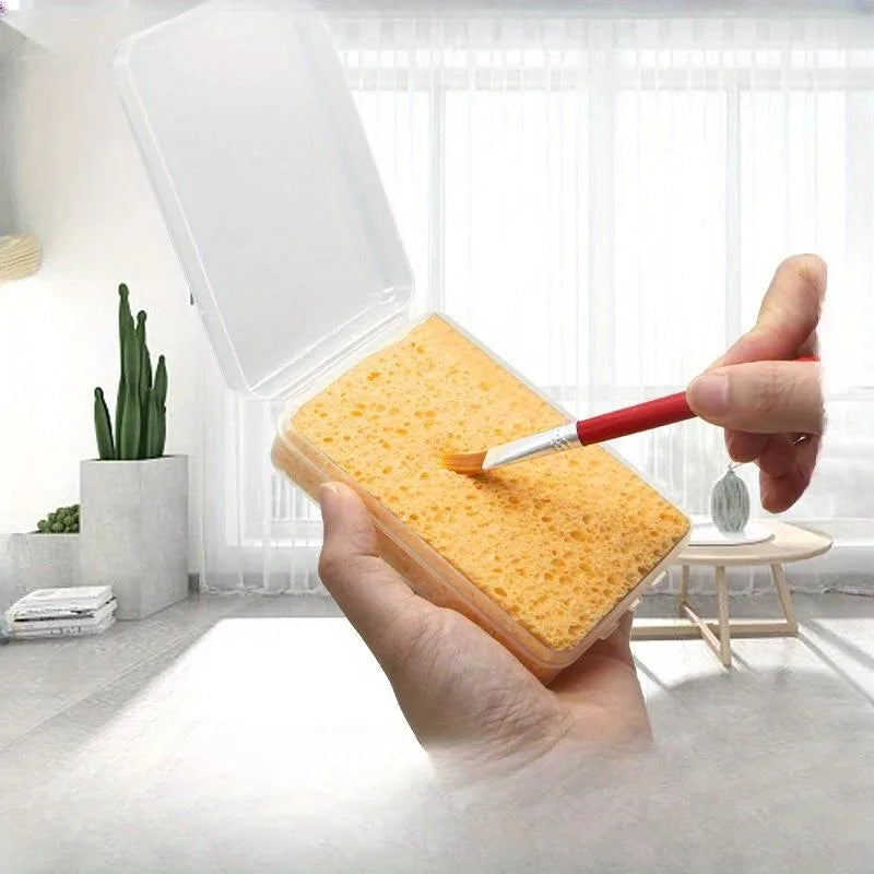 Wood Pulp Cotton Absorbent Sponge for Watercolor Painting Painting Sponge Babs