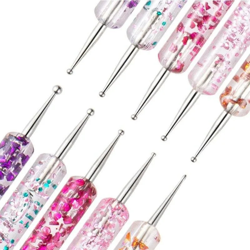 5-Piece Double-Ended Nail Art Dotting Pen Set | Manicure Tools Nail Art Dotting Pen Babs