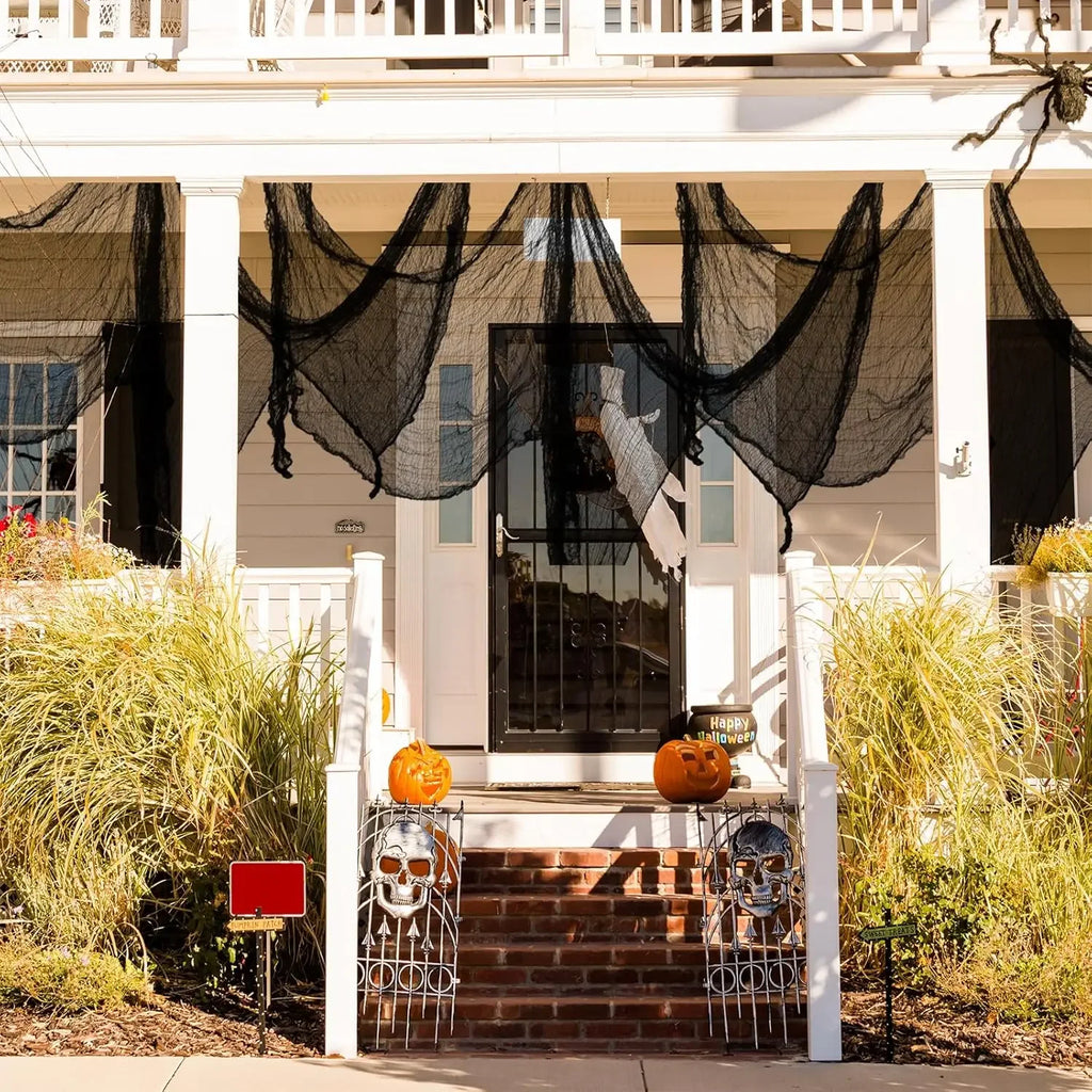 Halloween Spider Web Gauze Netting Haunted House Party Decor Halloween Party Decoration Babs
