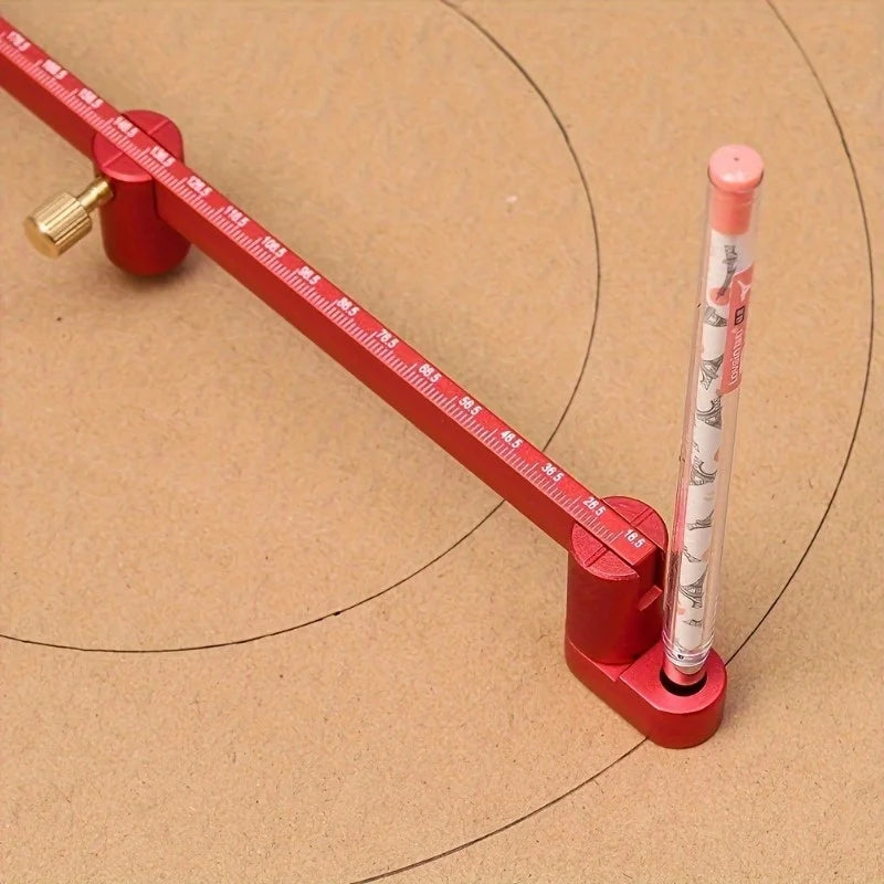 Woodworking Scribing Gauge & Center Finder Ruler – Aluminum Woodworking Scribing Gauge Babs 320mm